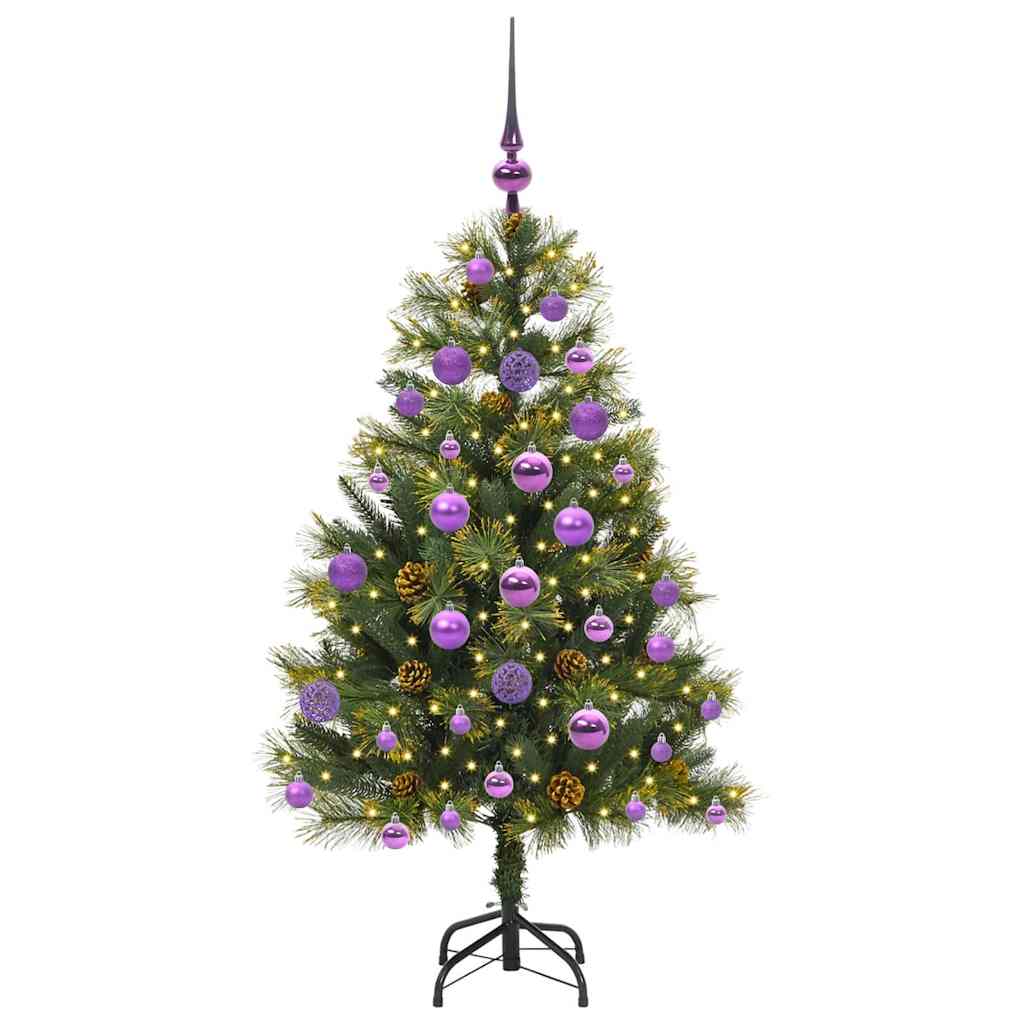 Műanyag Hajtogatós Karácsonyfa Tojásokkal Zöld 120 cm
