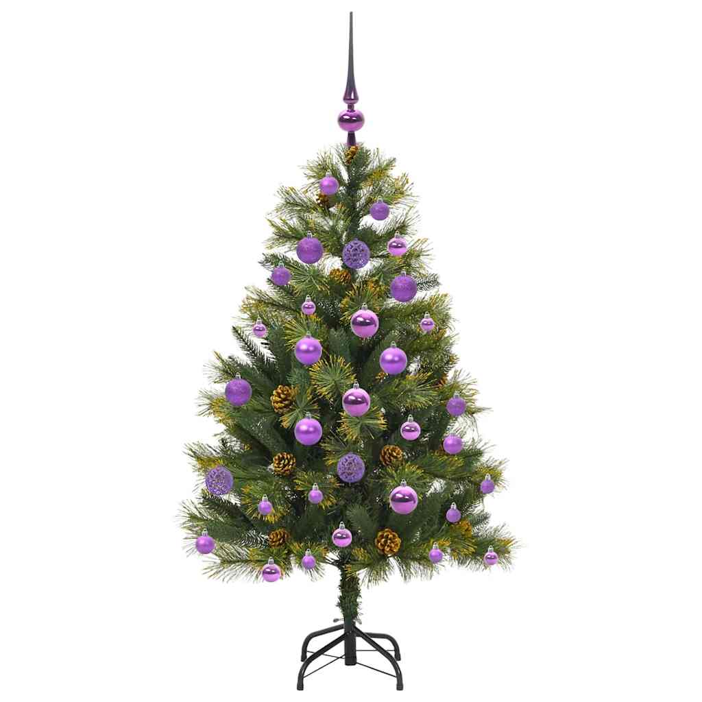 Műanyag Hajtogatós Karácsonyfa Tojásokkal Zöld 120 cm