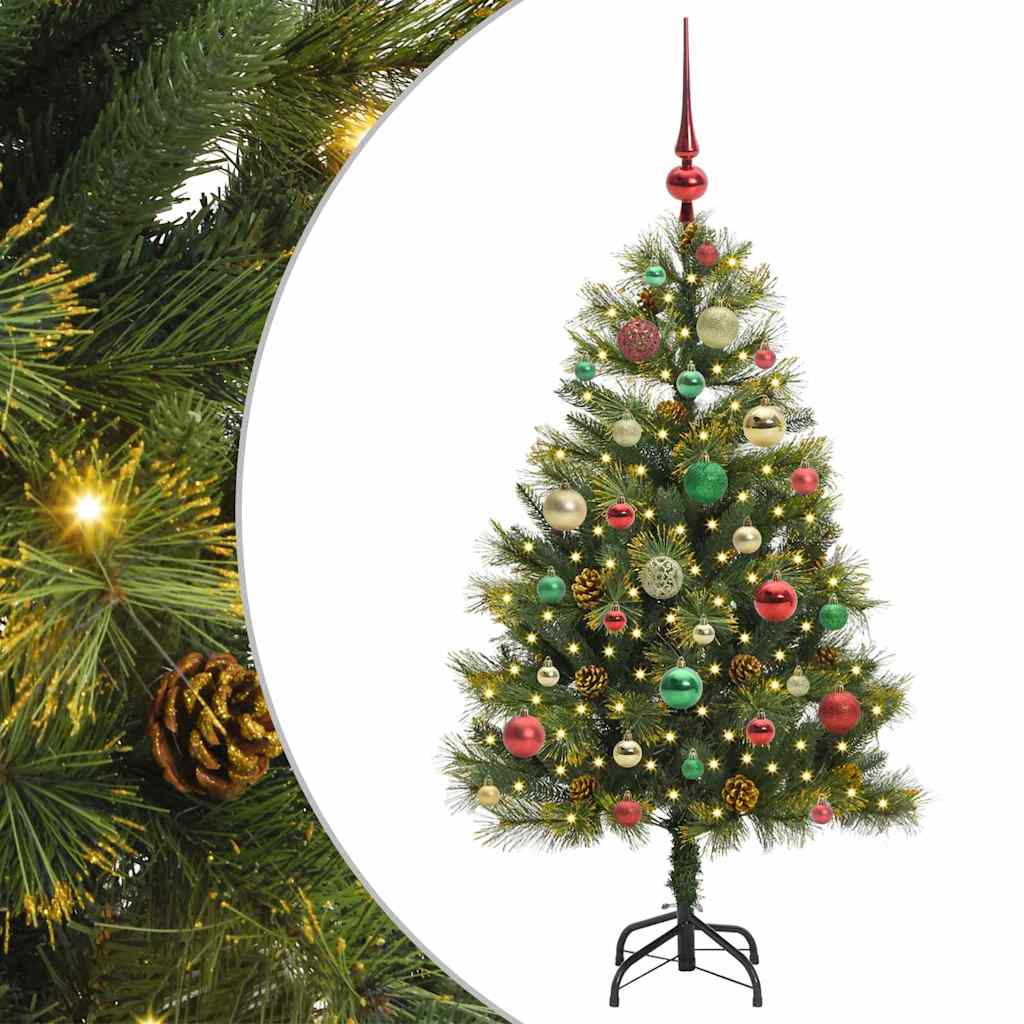 Műanyag Hajtogatós Karácsonyfa Tojásokkal Zöld 120 cm