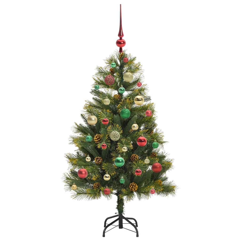 Műanyag Hajtogatós Karácsonyfa Tojásokkal Zöld 120 cm