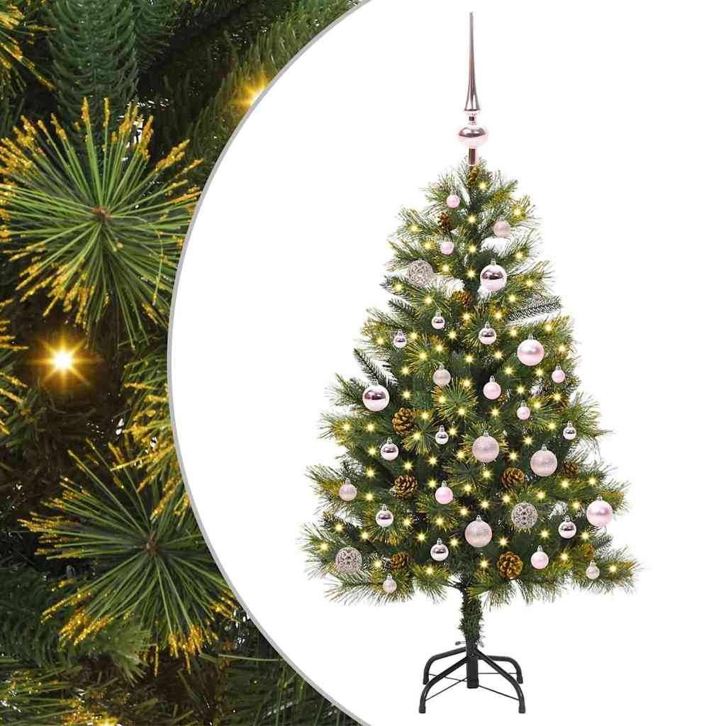 Műanyag Hajtogatós Karácsonyfa Tojásokkal Zöld 150 cm