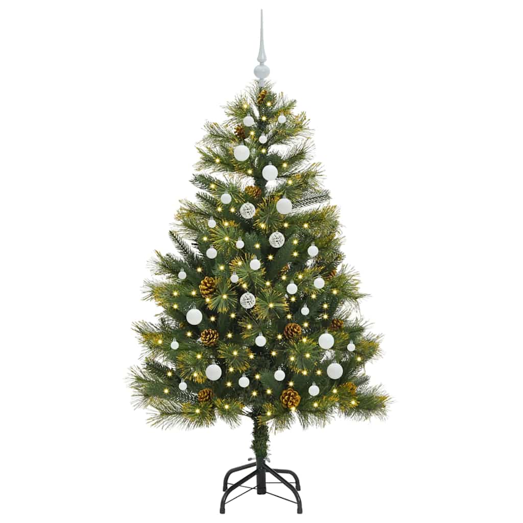 Műanyag Hajtogatós Karácsonyfa Tojásokkal Zöld 150 cm