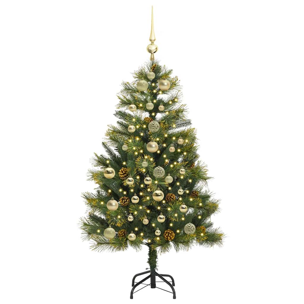 Műanyag Hajtogatós Karácsonyfa Tojásokkal Zöld 150 cm