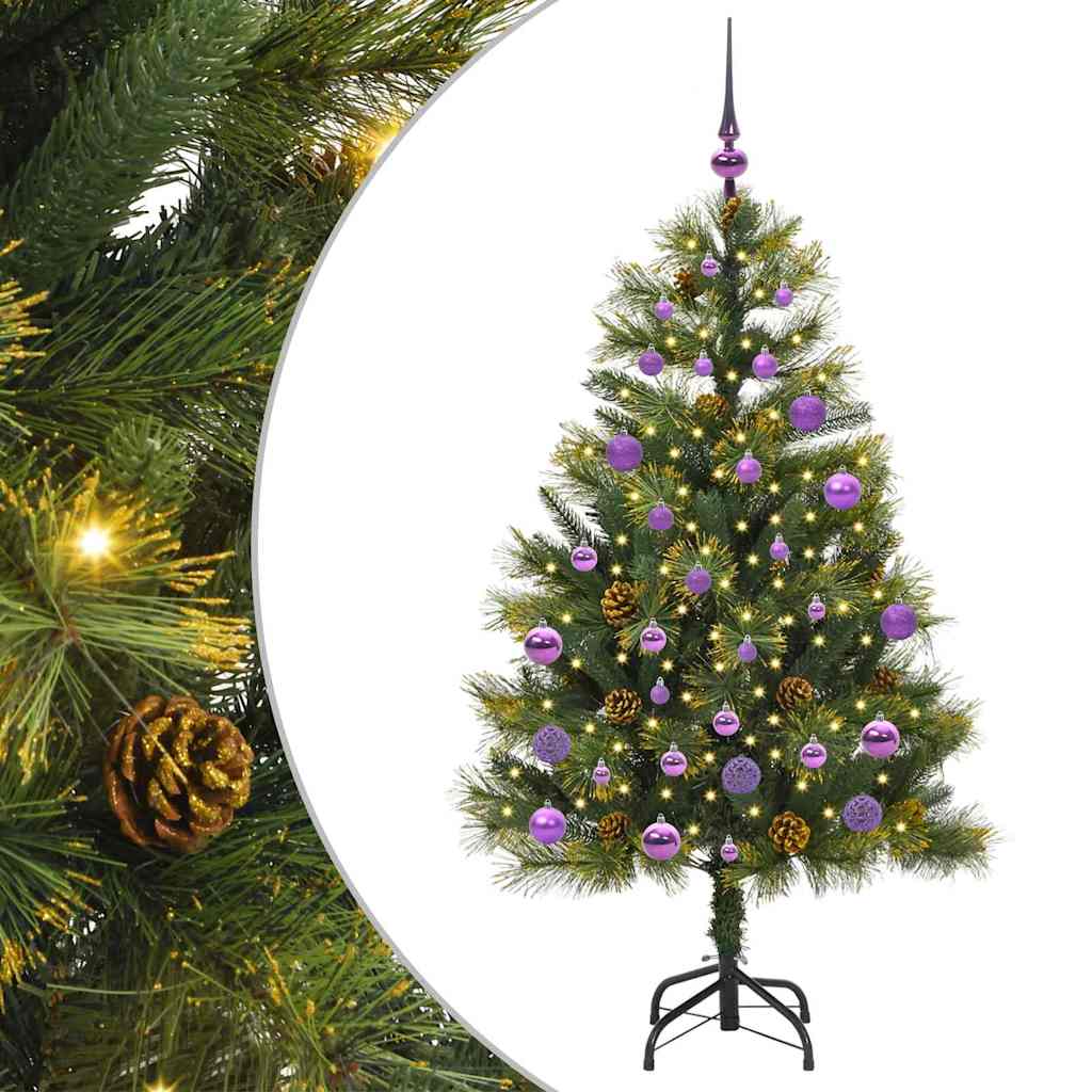 Műanyag Hajtogatós Karácsonyfa Tojásokkal Zöld 150 cm