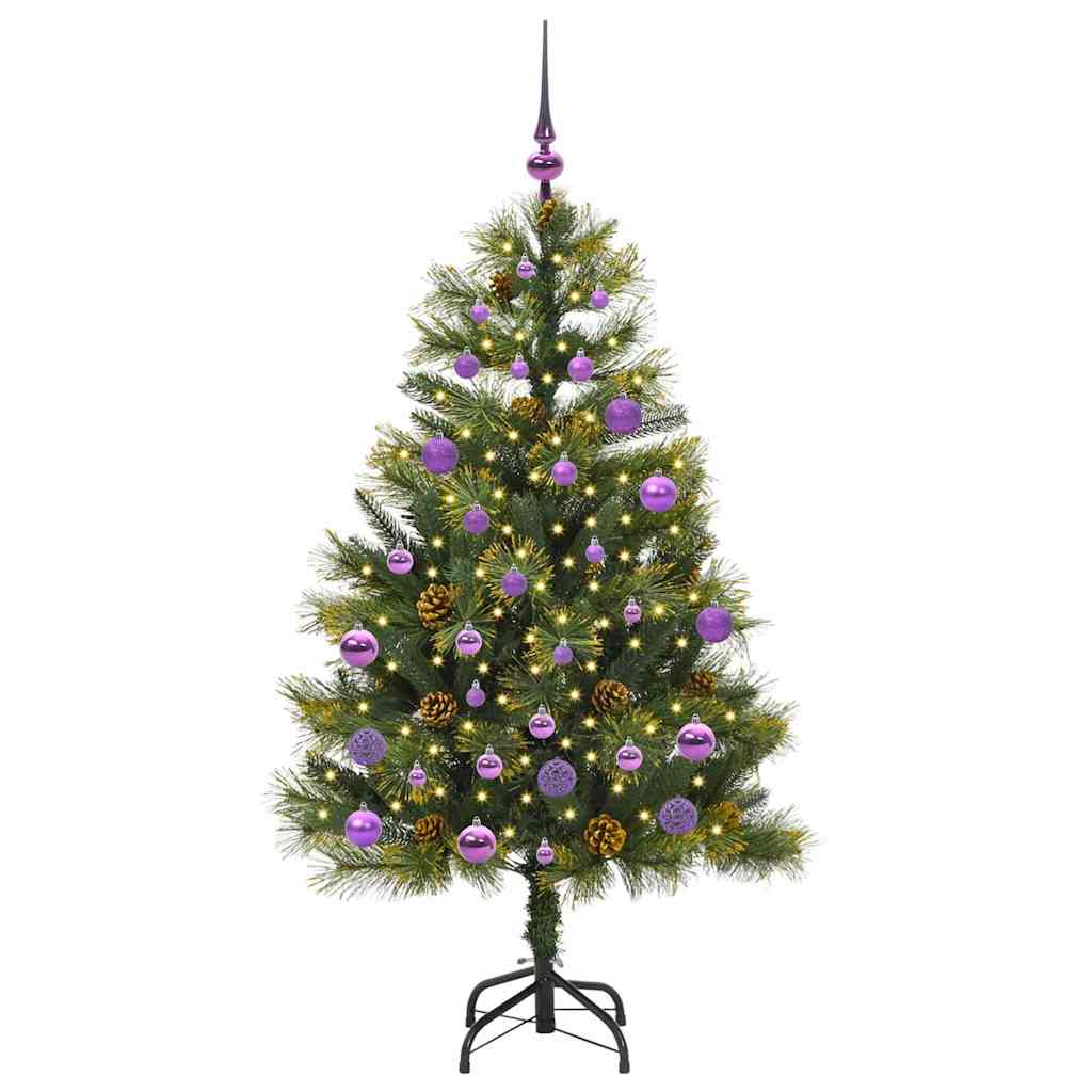 Műanyag Hajtogatós Karácsonyfa Tojásokkal Zöld 150 cm