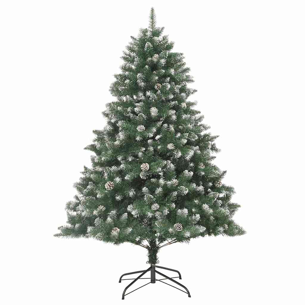 Mű karácsonyfa 300 LED-del Zöld 180 cm PVC és Műanyag és Acél