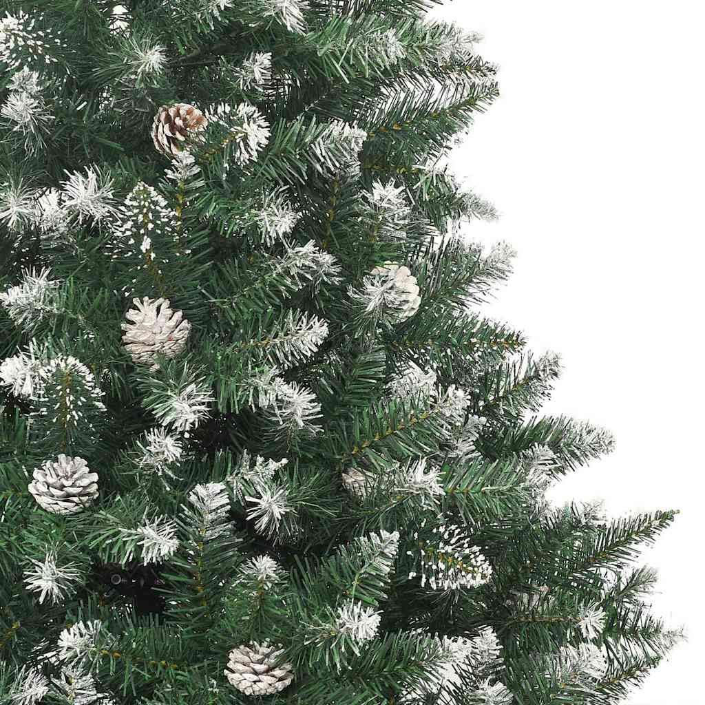 Mű karácsonyfa 300 LED-del Zöld 240 cm PVC és Műanyag és Acél