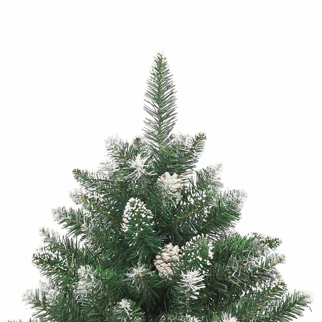 Mű karácsonyfa 300 LED-del Zöld 240 cm PVC és Műanyag és Acél