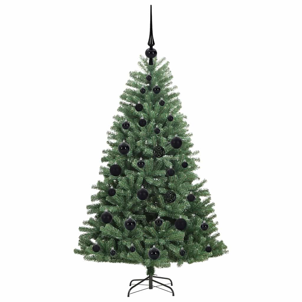 Műanyag Hajtogatós Karácsonyfa Zöld 120 cm PVC és fém