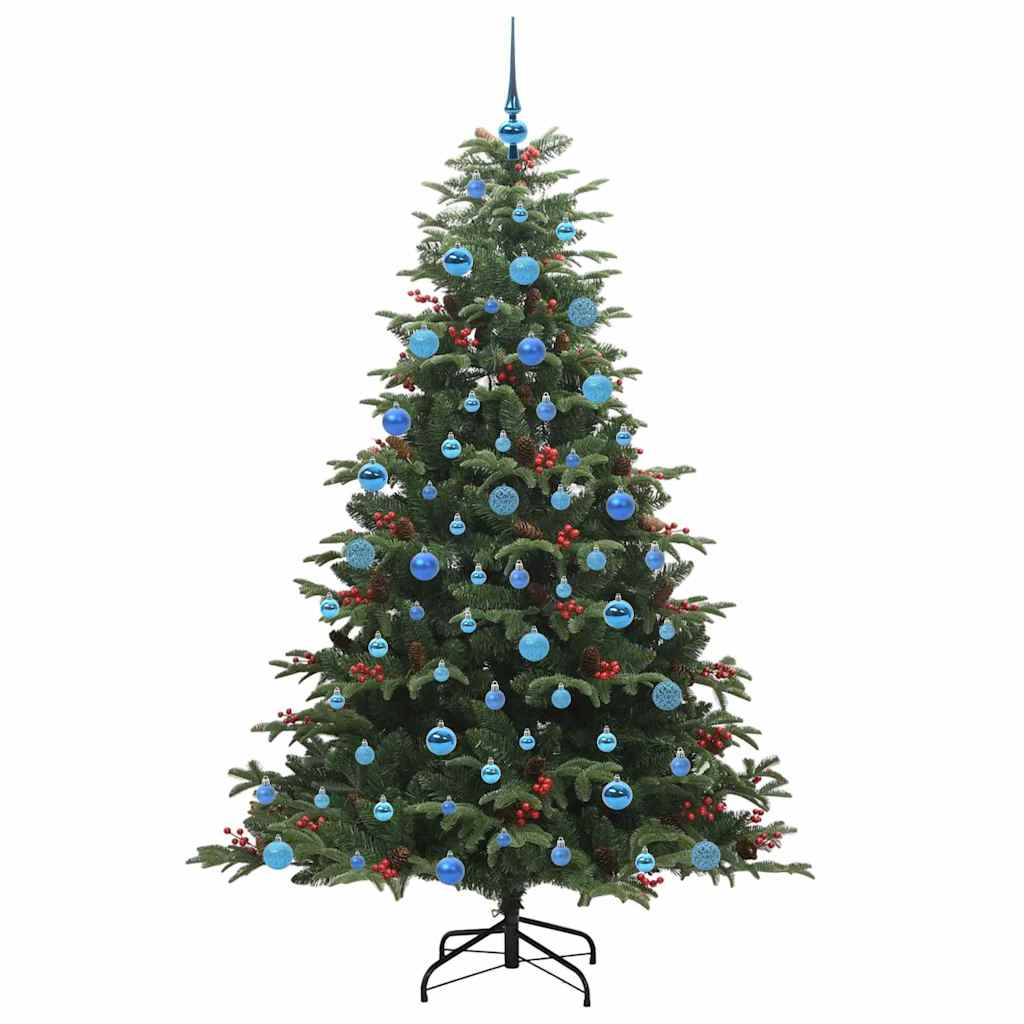 Mű karácsonyfa 300 LED-del Zöld 180 cm PVC és Fém és Műanyag