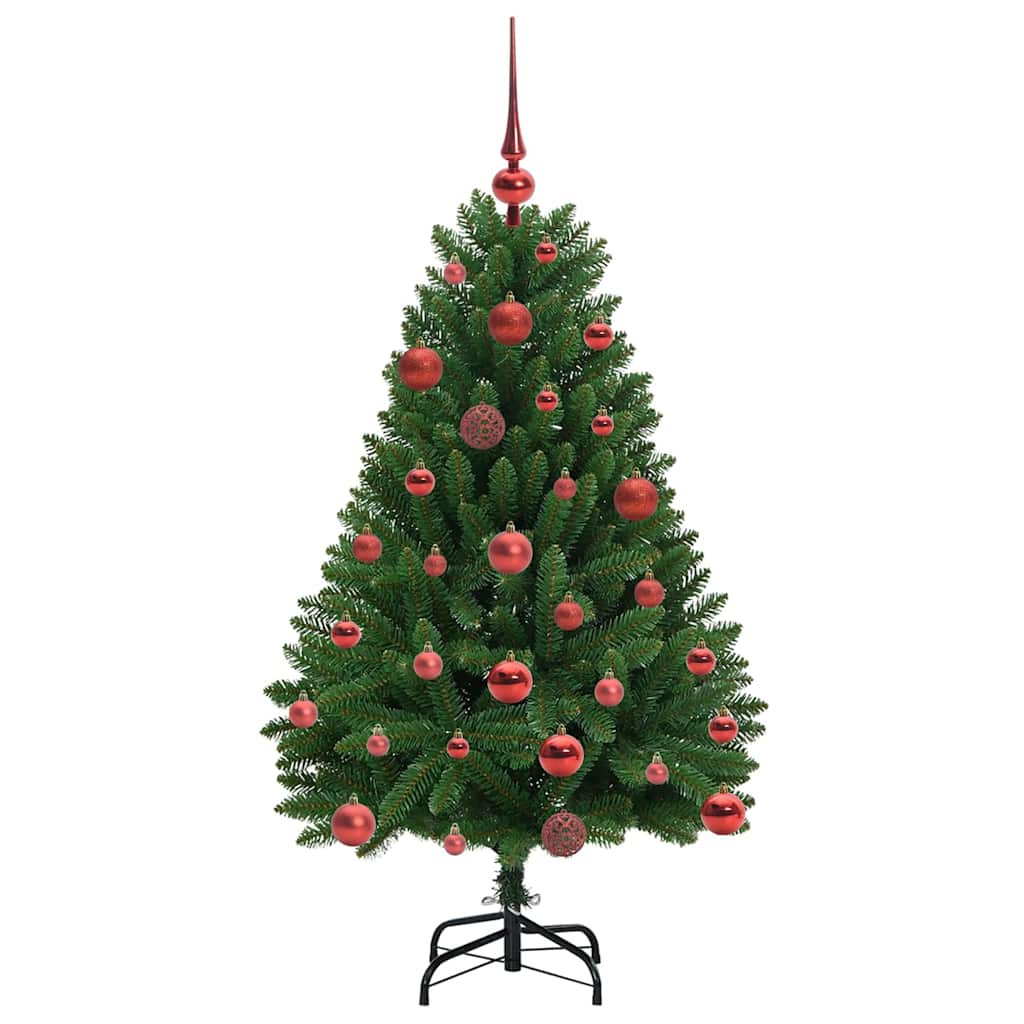 Mű karácsonyfa 150 LED-del Zöld 120 cm PVC és fém
