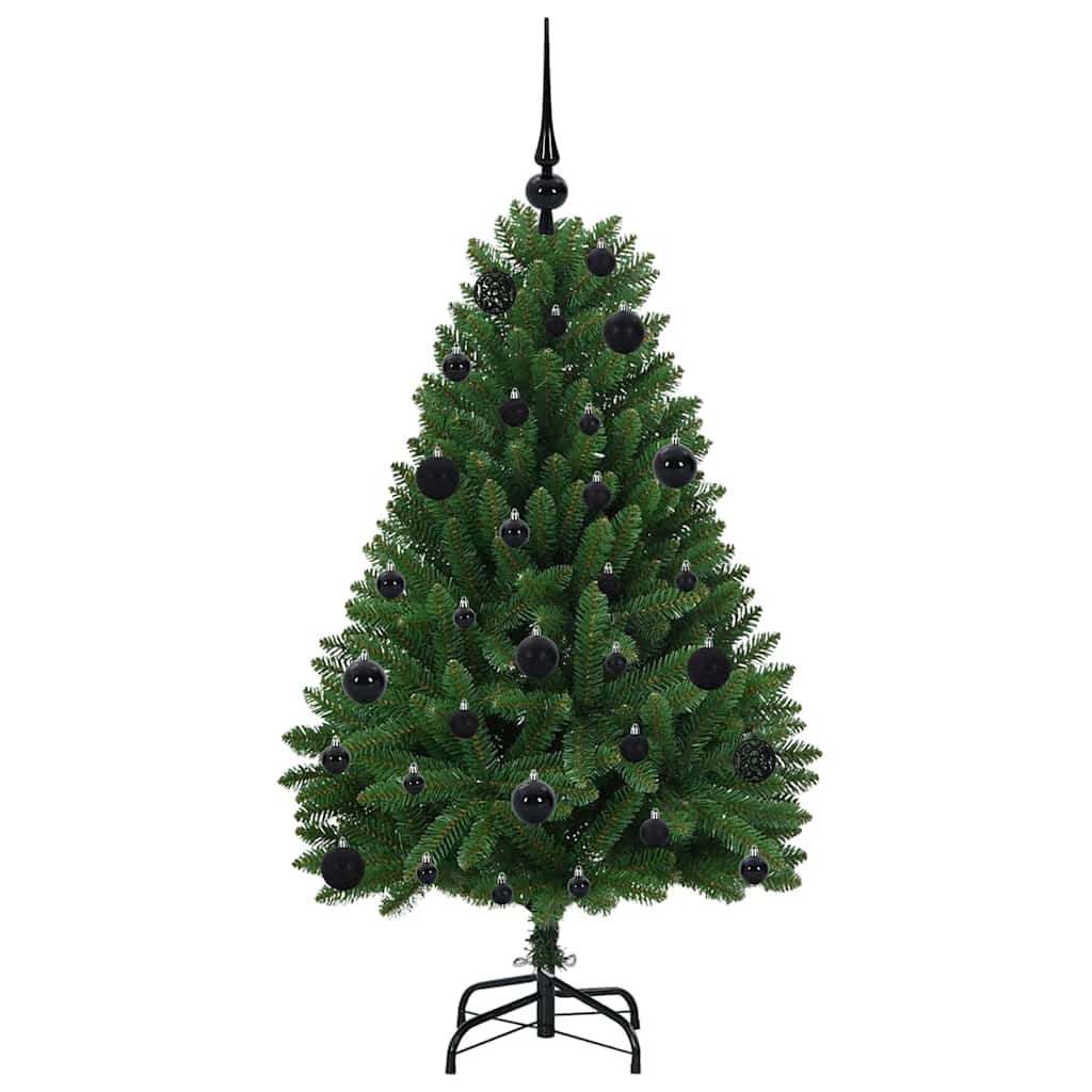 Mű karácsonyfa 150 LED-del Zöld 120 cm PVC és fém