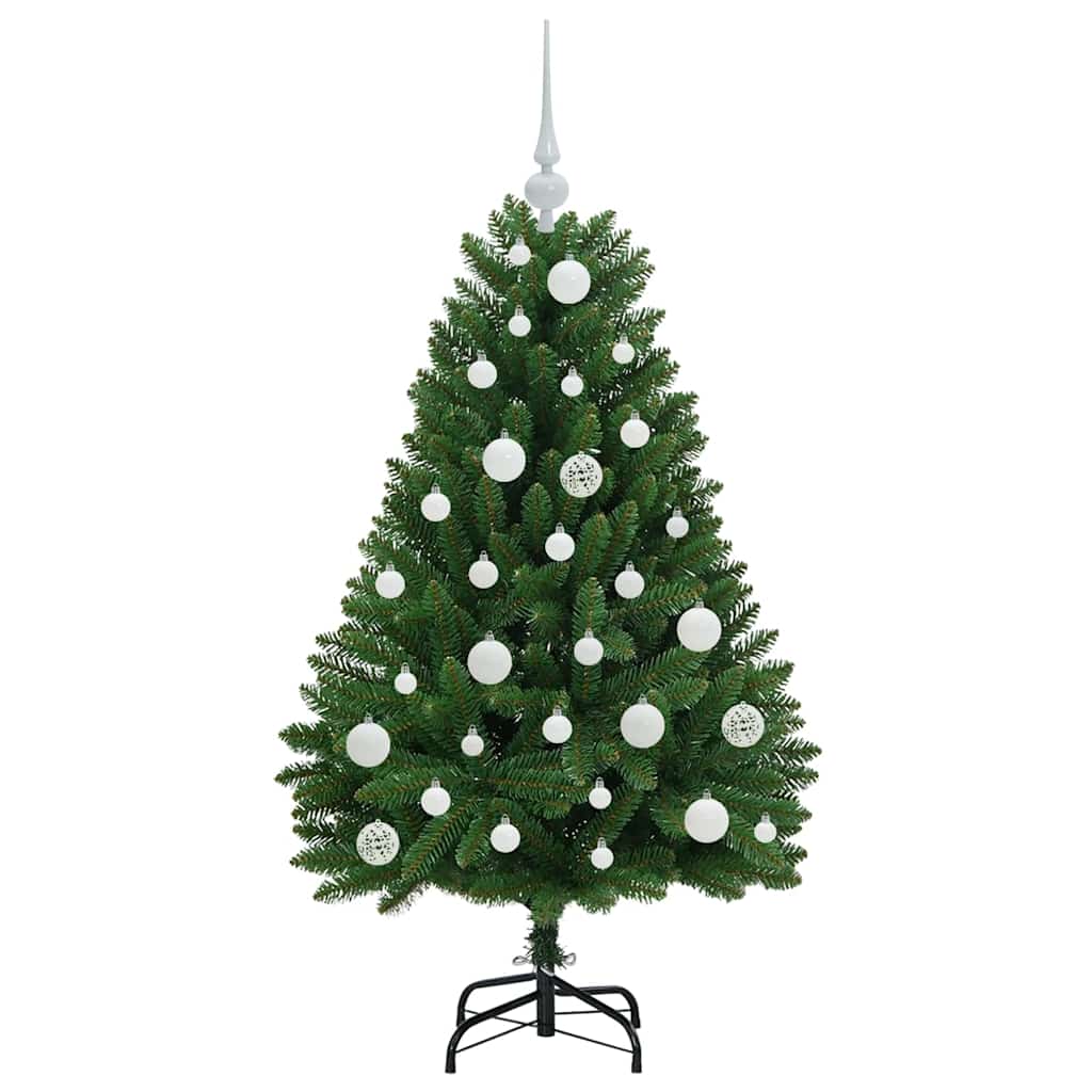 Mű karácsonyfa 150 LED-del Zöld 120 cm PVC és fém