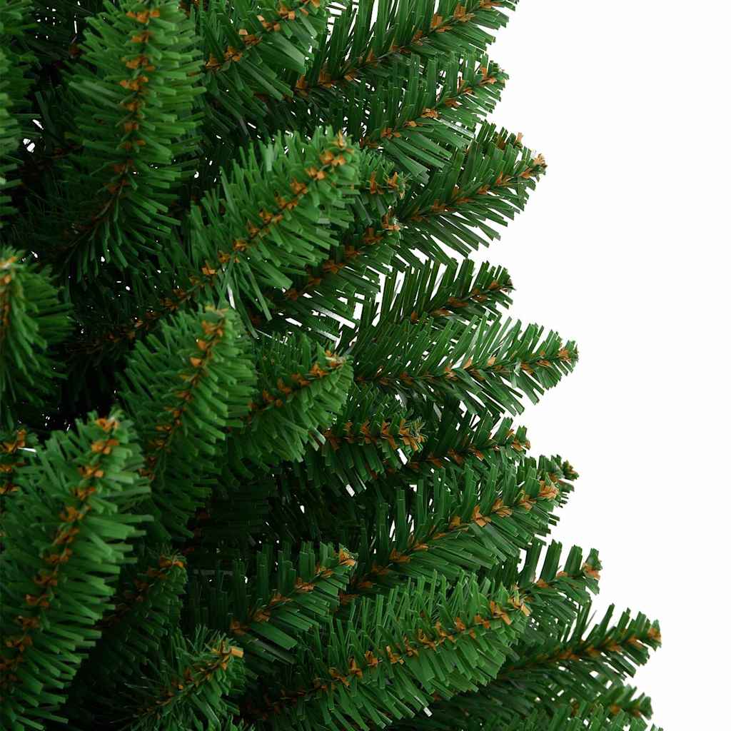 Mű karácsonyfa 150 LED-del Zöld 120 cm PVC és fém