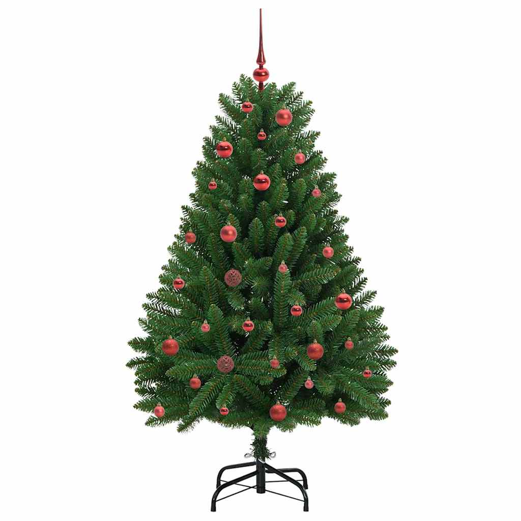 Mű karácsonyfa 150 LED-del Zöld 150 cm PVC és fém