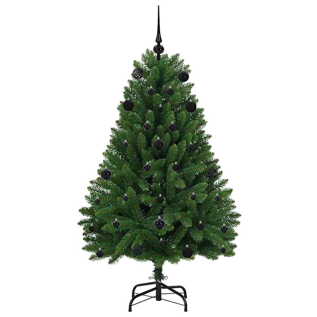 Mű karácsonyfa 150 LED-del Zöld 150 cm PVC és fém