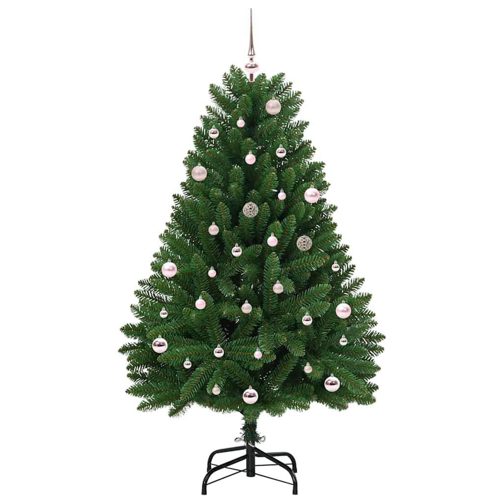 Mű karácsonyfa 150 LED-del Zöld 150 cm PVC és fém