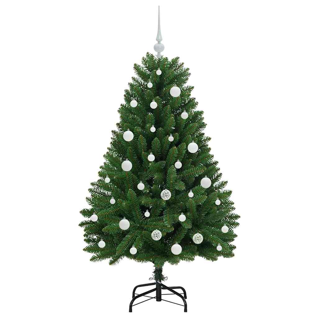 Mű karácsonyfa 150 LED-del Zöld 150 cm PVC és fém
