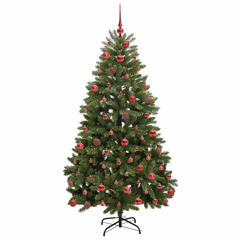 Mű karácsonyfa 300 LED-del Zöld 180 cm PVC és fém