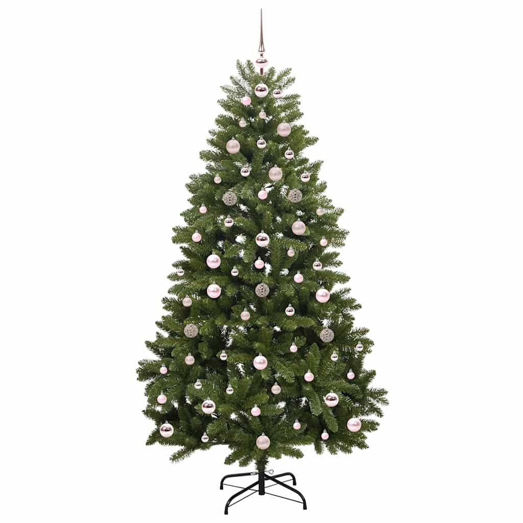 Mű karácsonyfa 300 LED-del Zöld 180 cm PVC és fém