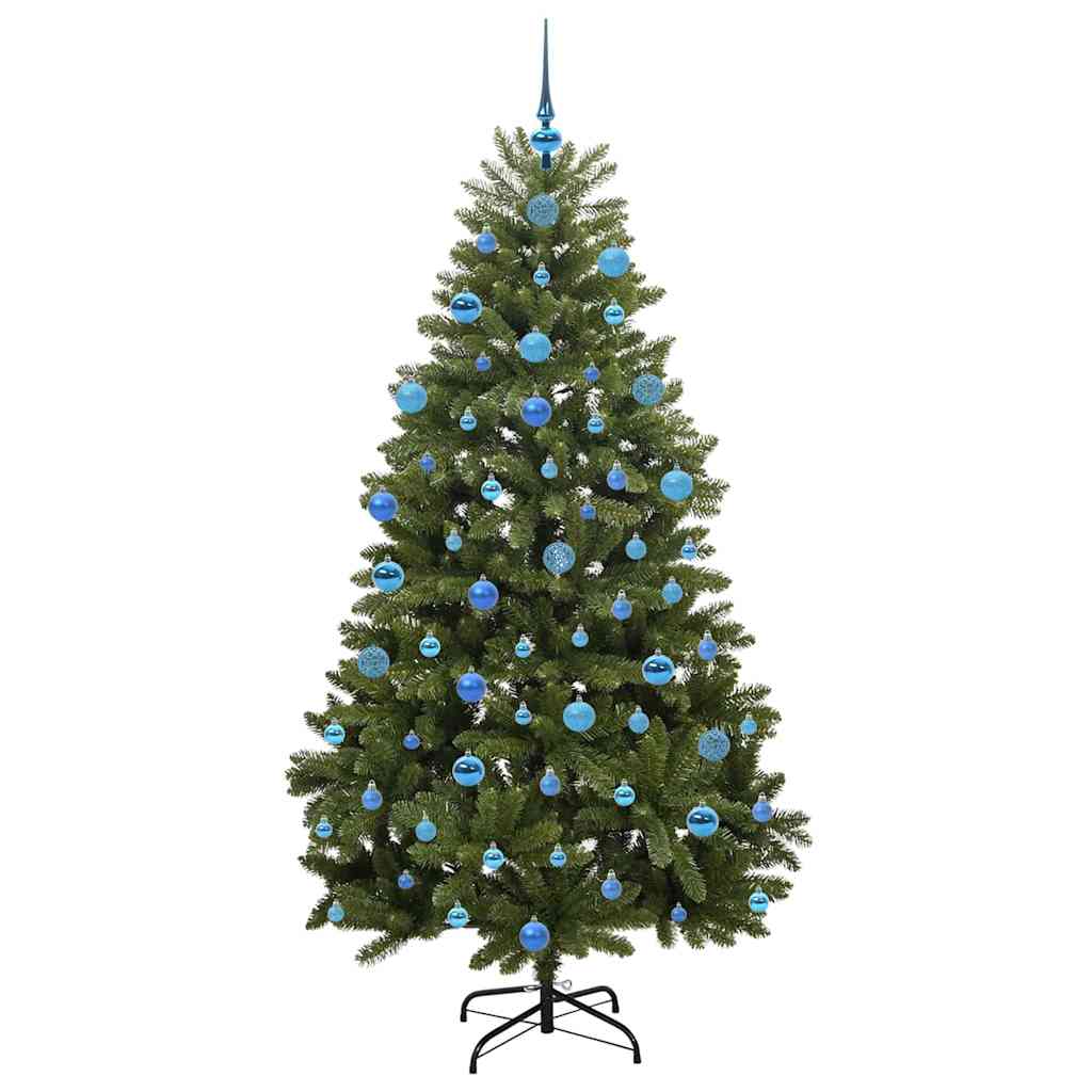 Mű karácsonyfa 300 LED-del Zöld 180 cm PVC és fém