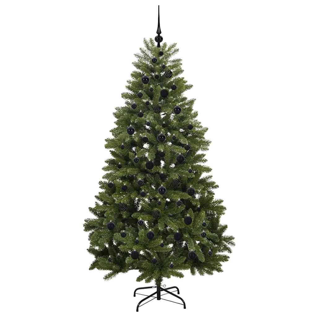 Mű karácsonyfa 300 LED-del Zöld 210 cm PVC és fém
