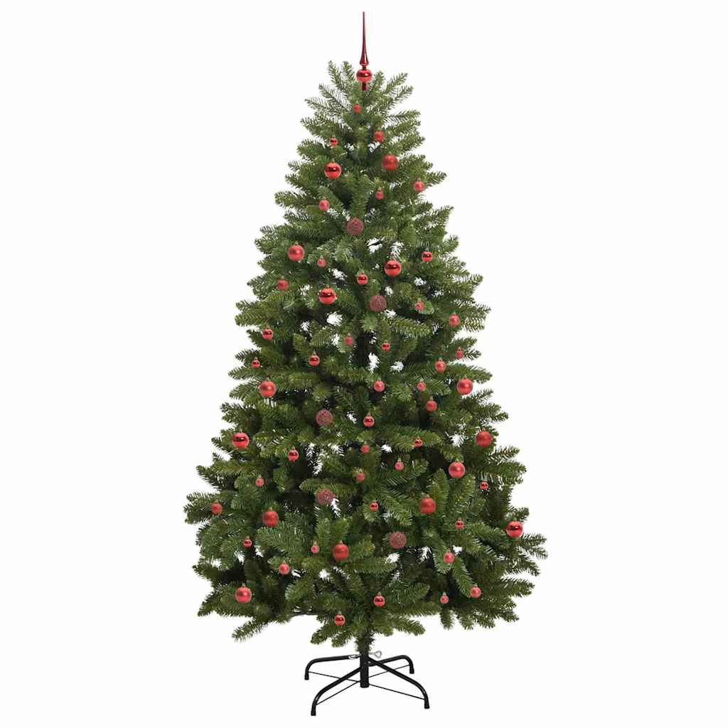 Mű karácsonyfa 300 LED-del Zöld 240 cm PVC és fém