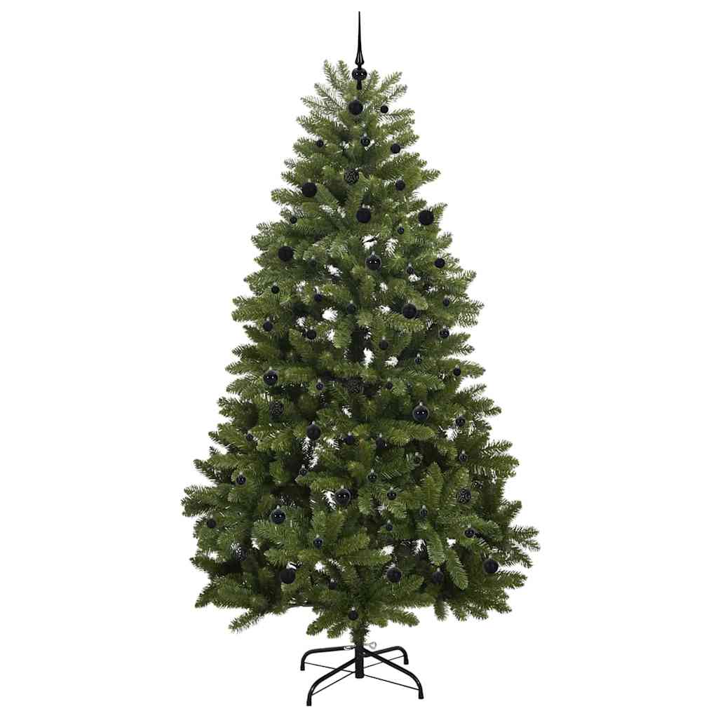 Mű karácsonyfa 300 LED-del Zöld 240 cm PVC és fém