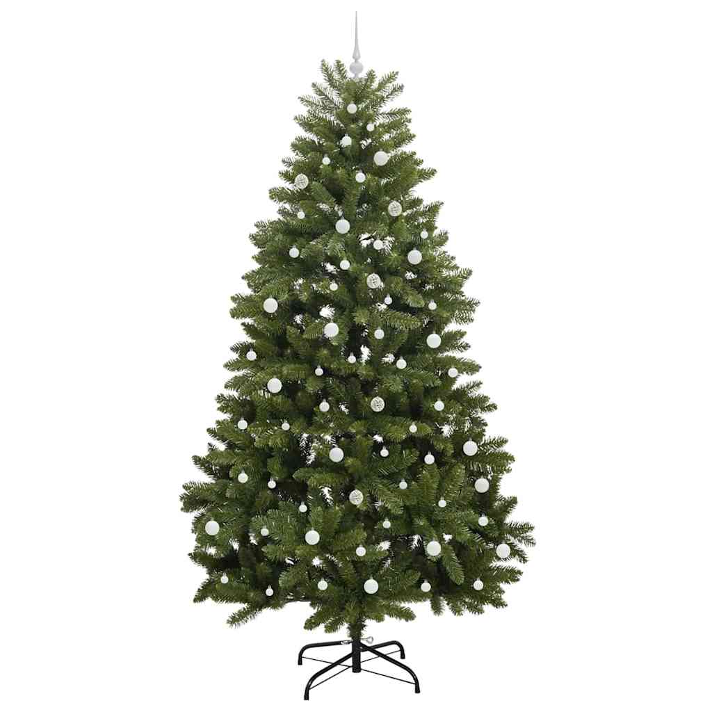 Mű karácsonyfa 300 LED-del Zöld 240 cm PVC és fém