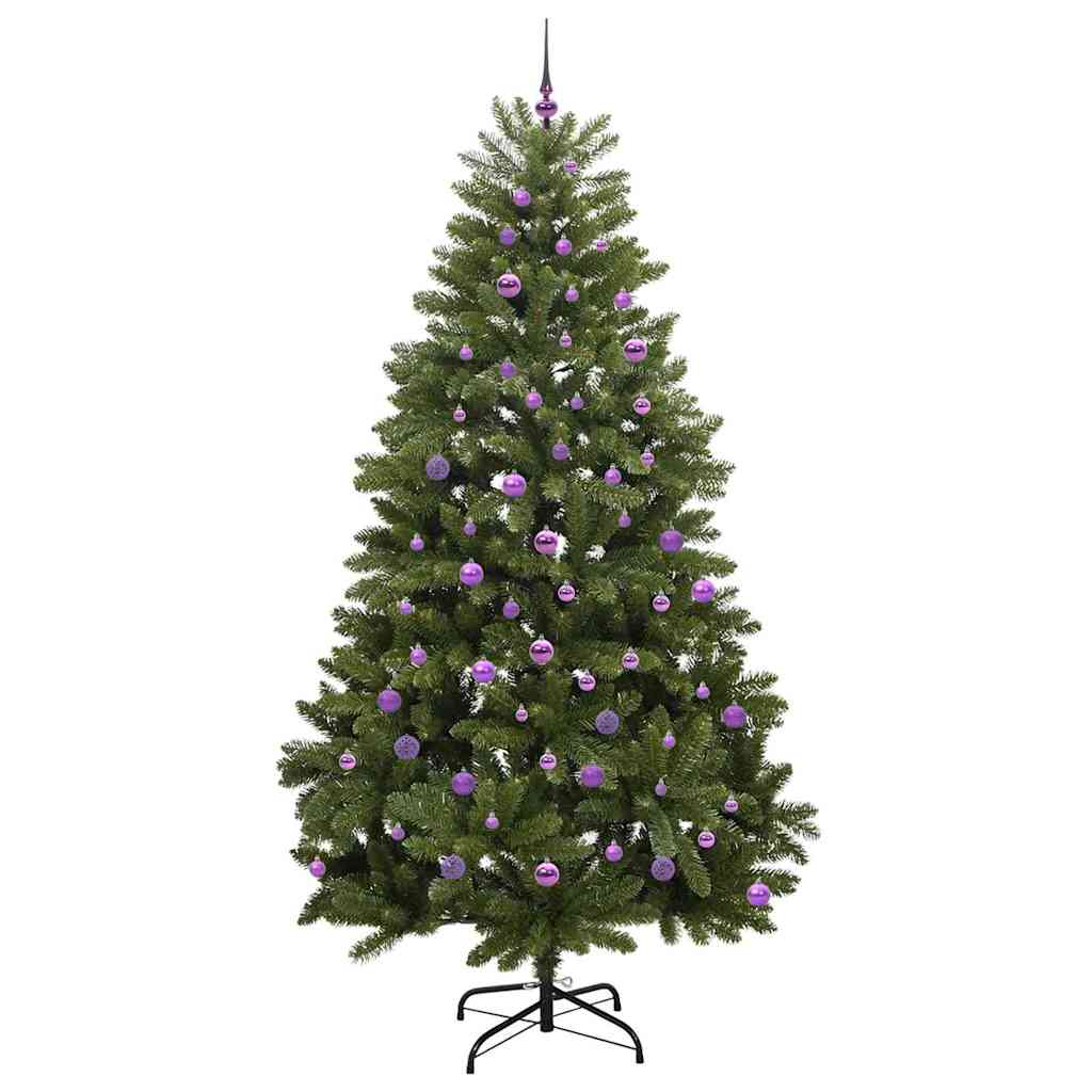 Mű karácsonyfa 300 LED-del Zöld 240 cm PVC és fém