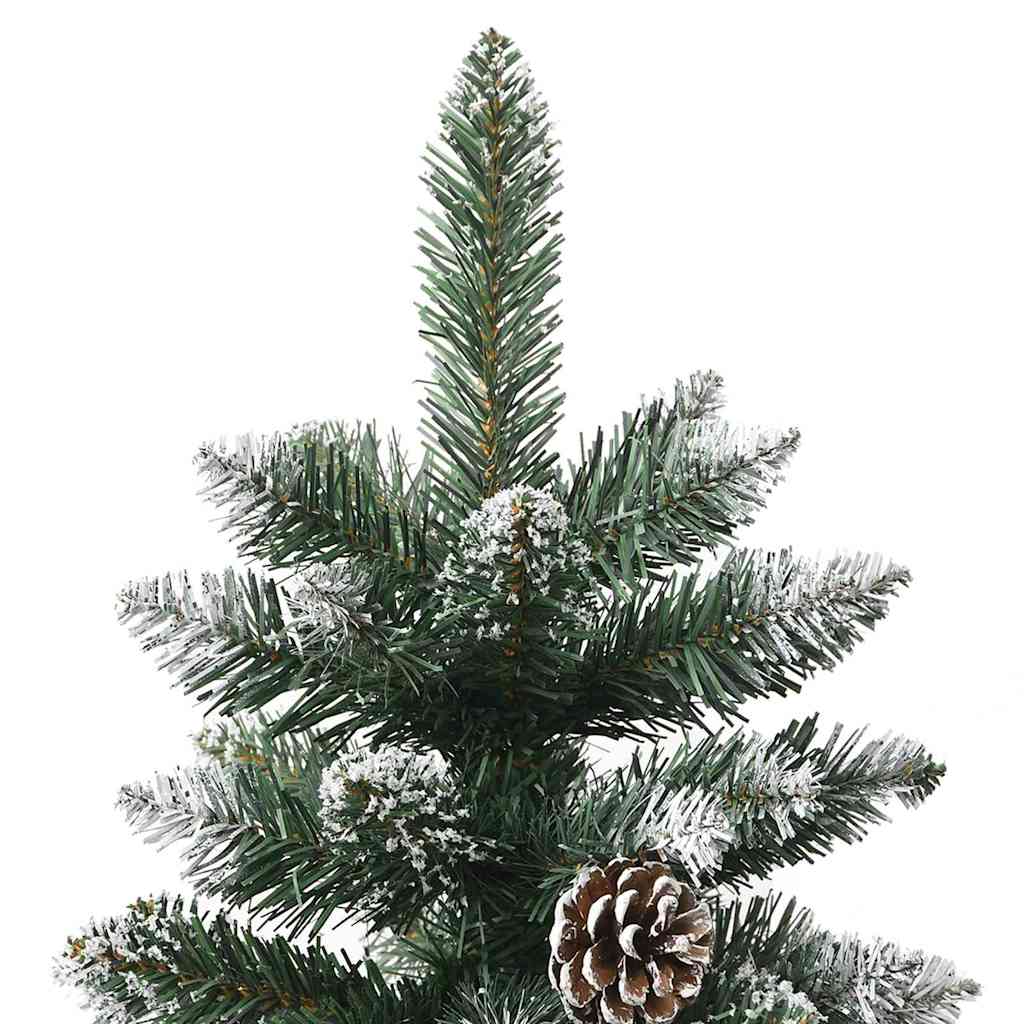 Mű karácsonyfa 300 LED-del Zöld 240 cm PVC és Műanyag és Acél