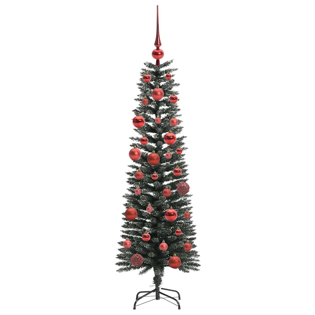 Mű karácsonyfa 150 LED-del Zöld 150 cm PVC és Műanyag és Acél