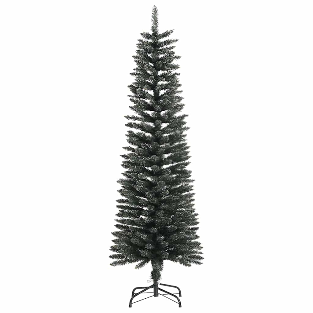 Mű karácsonyfa 150 LED-del Zöld 150 cm PVC és Műanyag és Acél