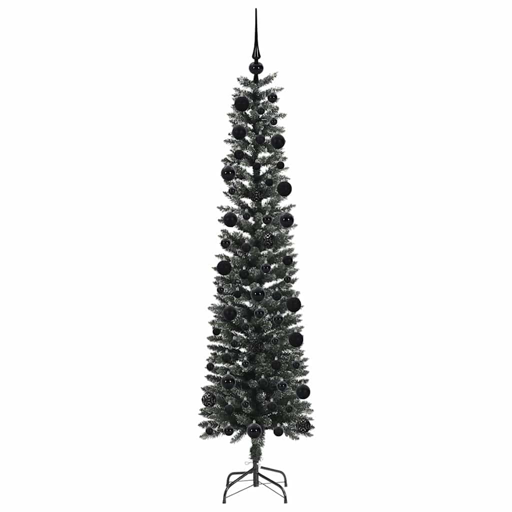 Mű karácsonyfa 300 LED-del Zöld 210 cm PVC és Műanyag és Acél