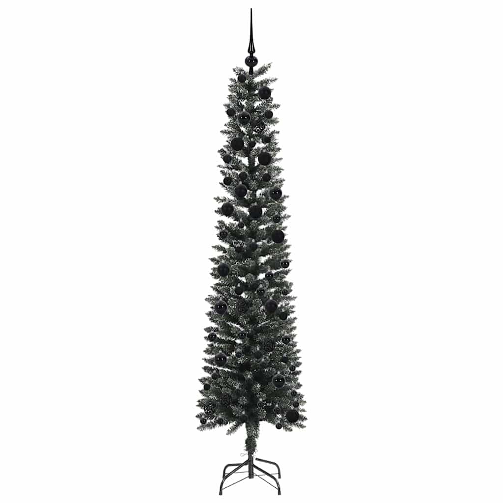 Mű karácsonyfa 300 LED-del Zöld 240 cm PVC és Műanyag és Acél