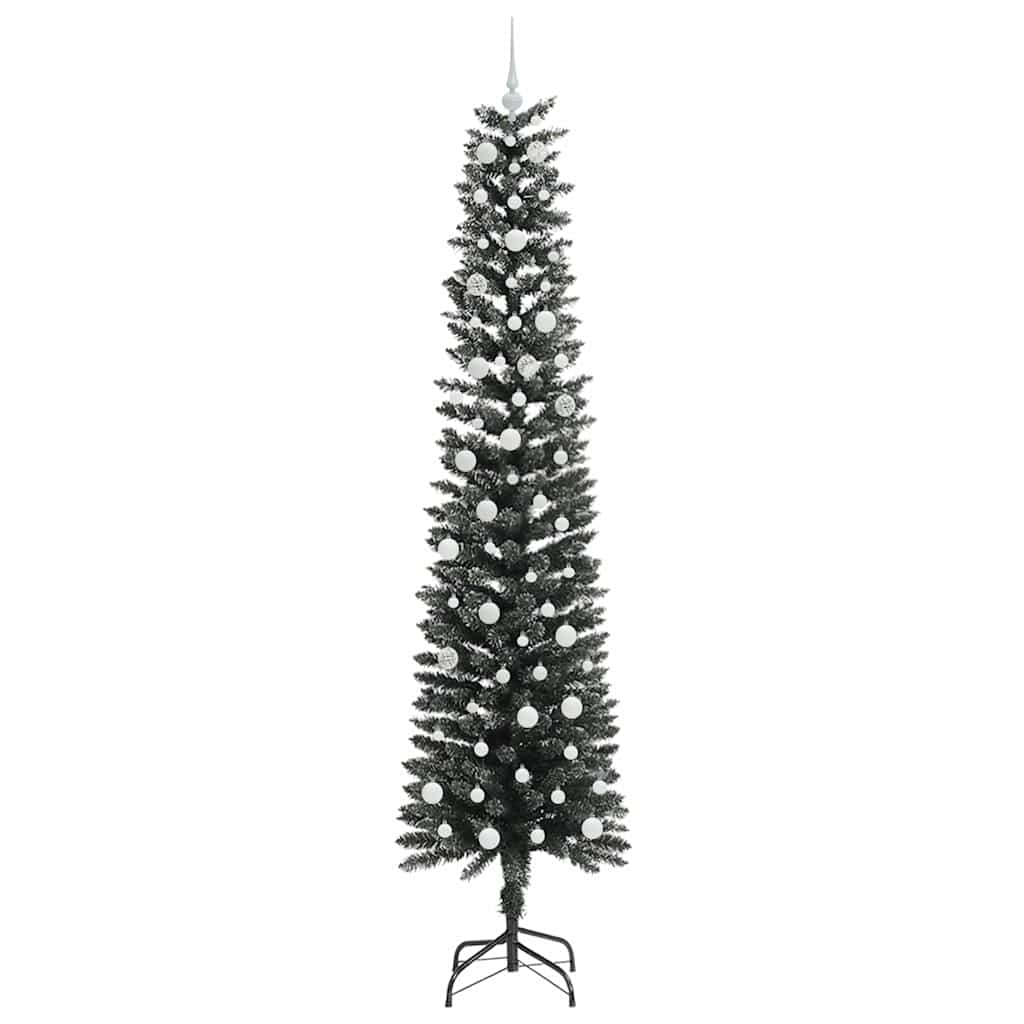 Mű karácsonyfa 300 LED-del Zöld 240 cm PVC és Műanyag és Acél
