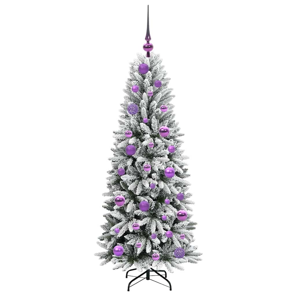 Mű karácsonyfa Fehér 120 cm PVC és műanyag és acél és PE