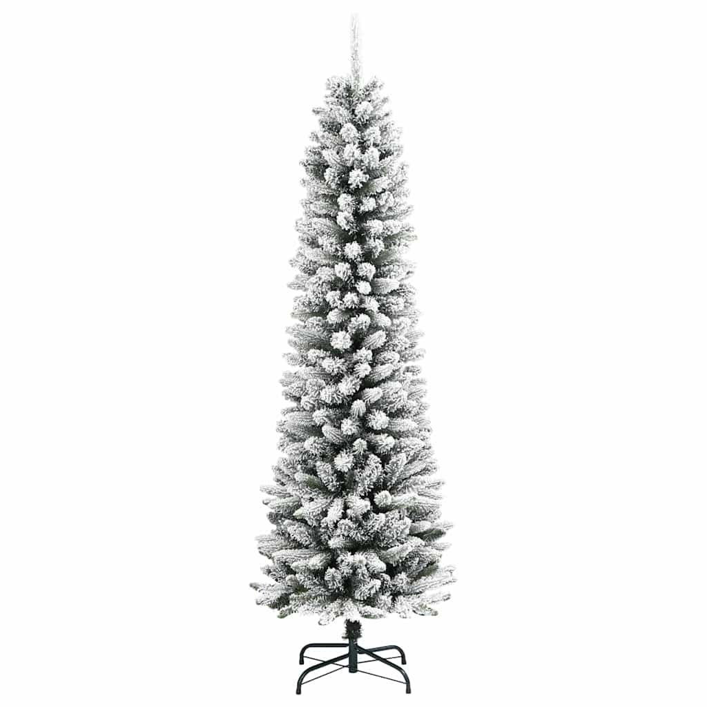 Mű karácsonyfa 300 LED-del Fehér 210 cm PVC és Fém és Műanyag