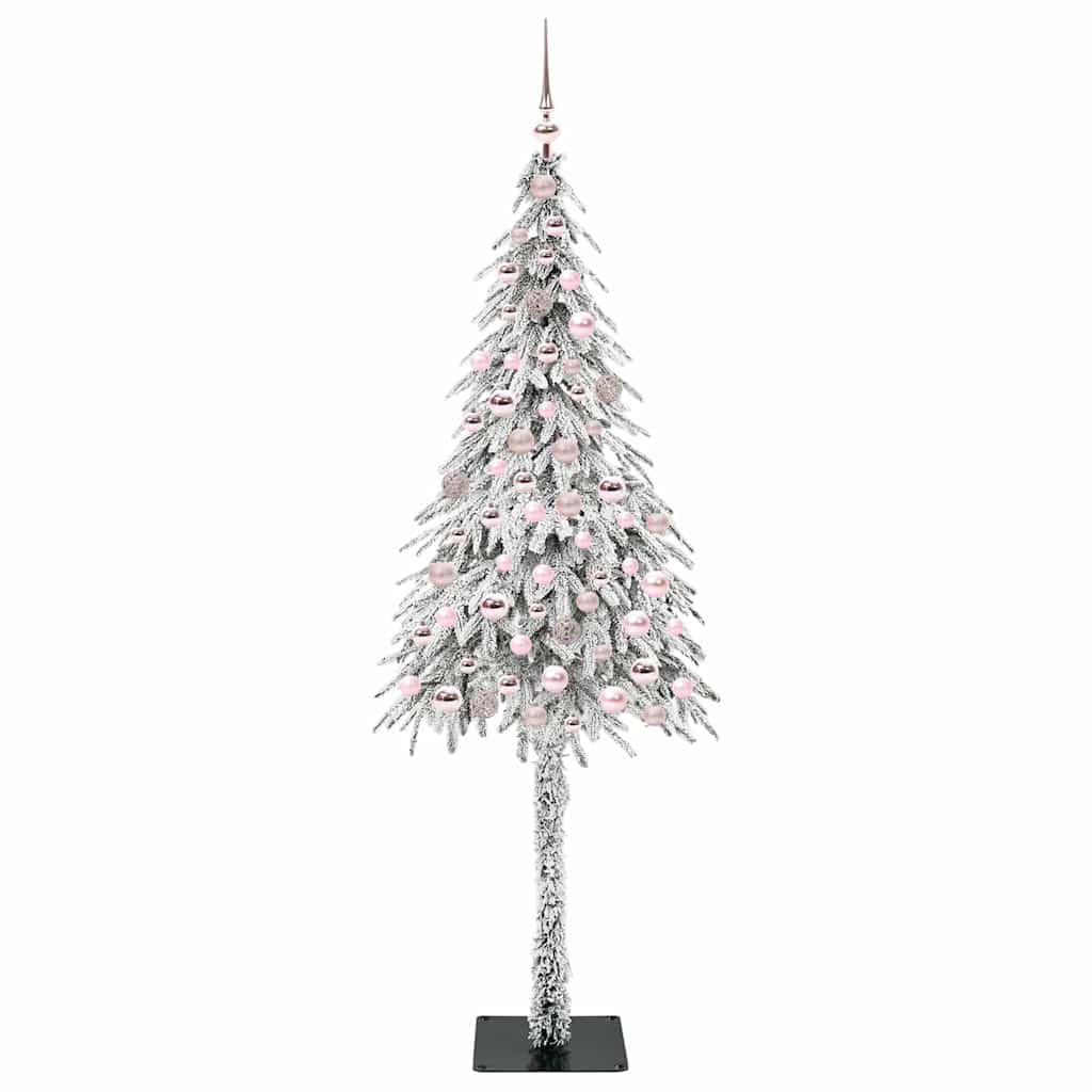 Karácsonyfa 300 LED-del állvánnyal Fehér 210 cm PE és Acél