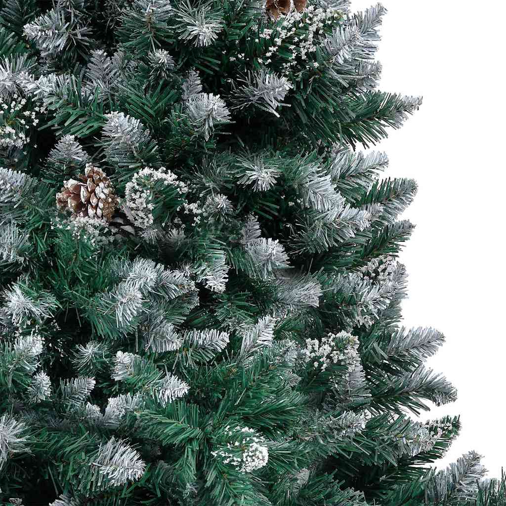 Mű karácsonyfa 300 LED-del Zöld 180 cm PVC és Acél és Műanyag
