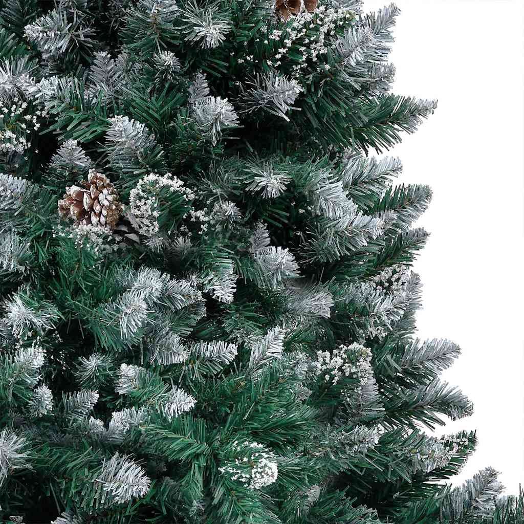 Mű karácsonyfa 300 LED-del Zöld 180 cm PVC és Acél és Műanyag