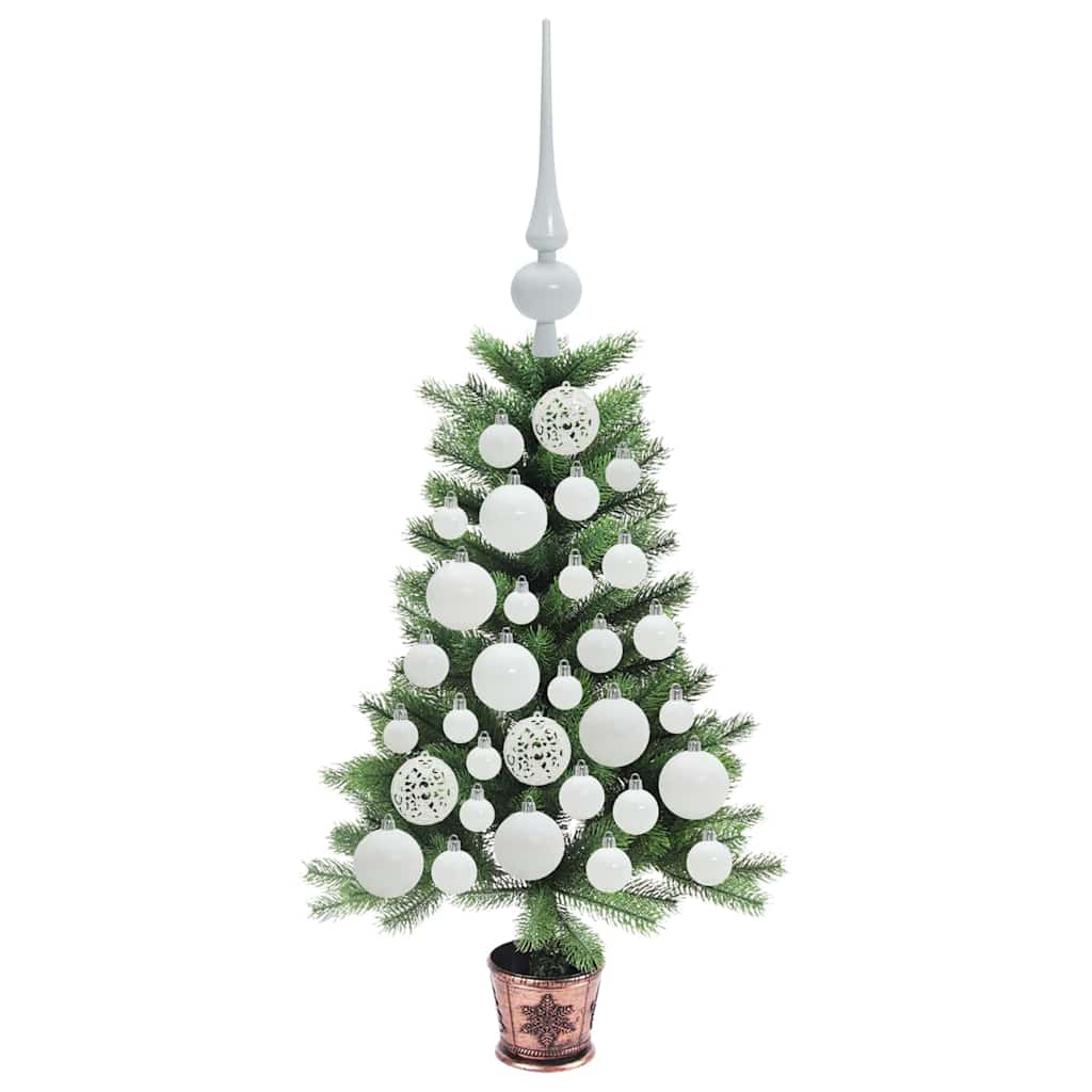 Karácsonyfa 150 LED-del állvánnyal Zöld 65 cm PE