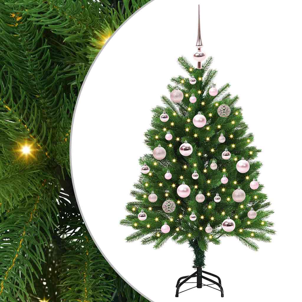 Karácsonyfa 150 LED-del állvánnyal Zöld 120 cm PE