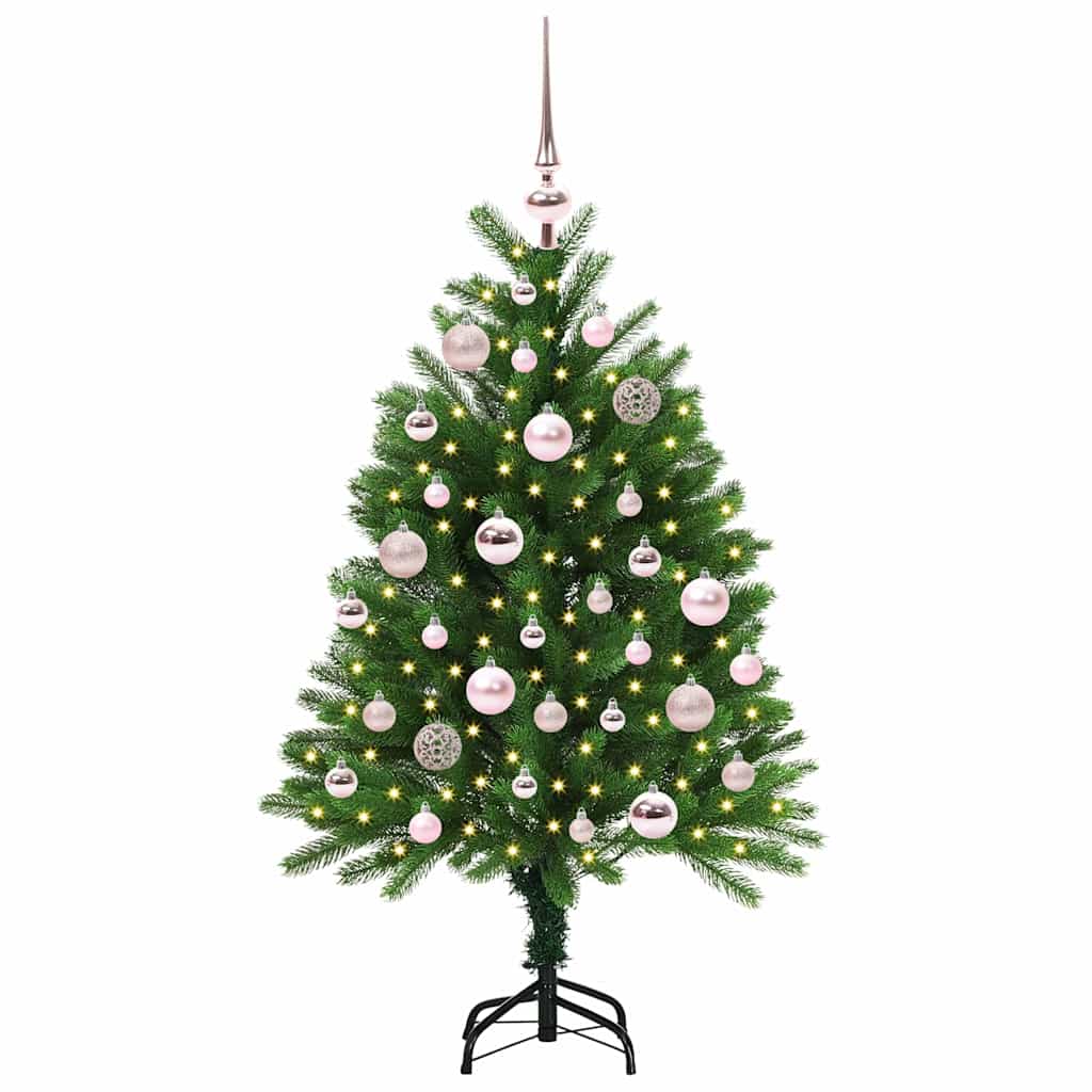 Karácsonyfa 150 LED-del állvánnyal Zöld 120 cm PE