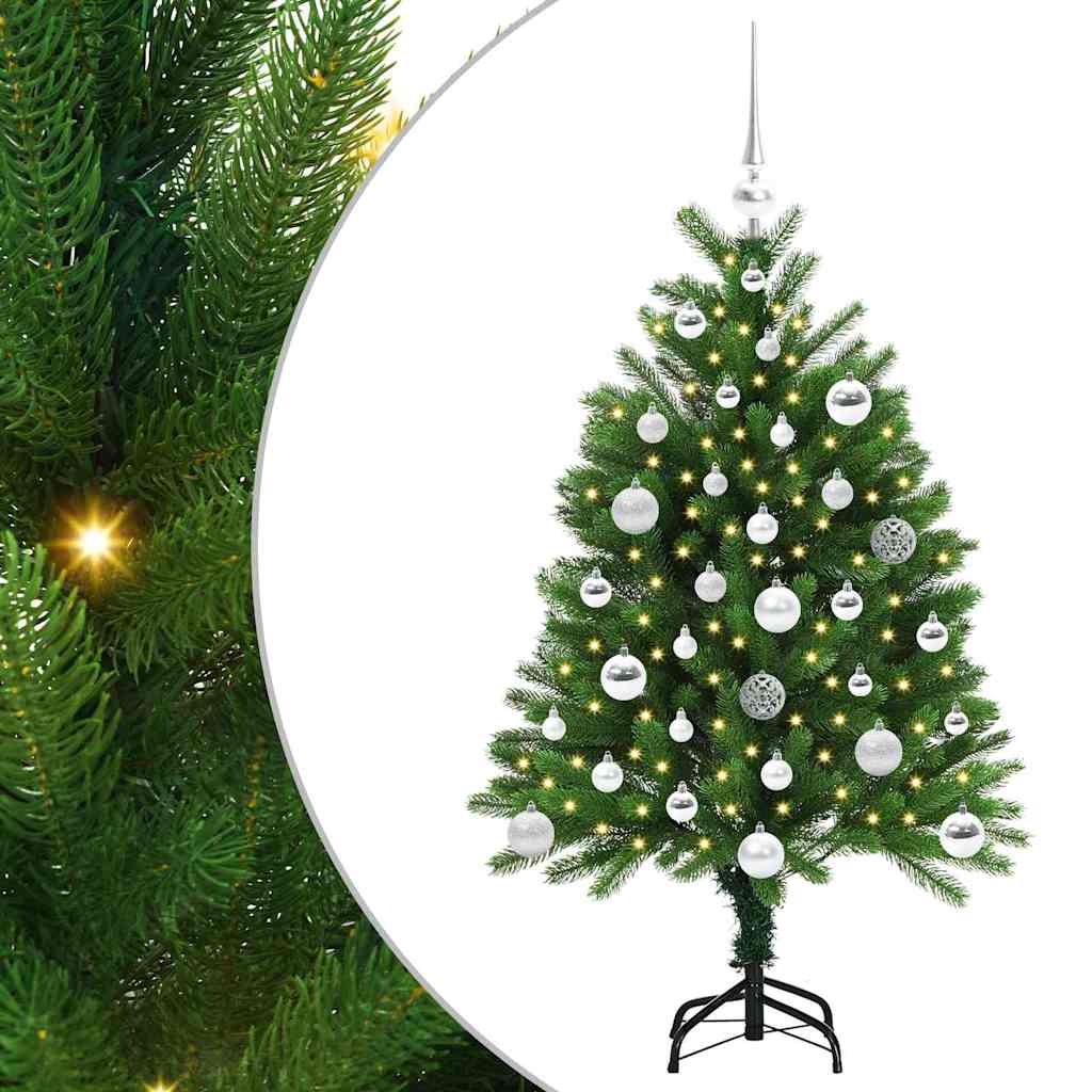 Karácsonyfa 150 LED-del állvánnyal Zöld 120 cm PE