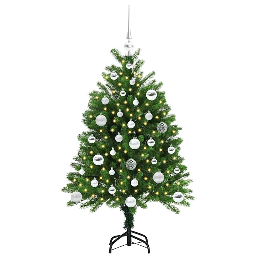 Karácsonyfa 150 LED-del állvánnyal Zöld 120 cm PE