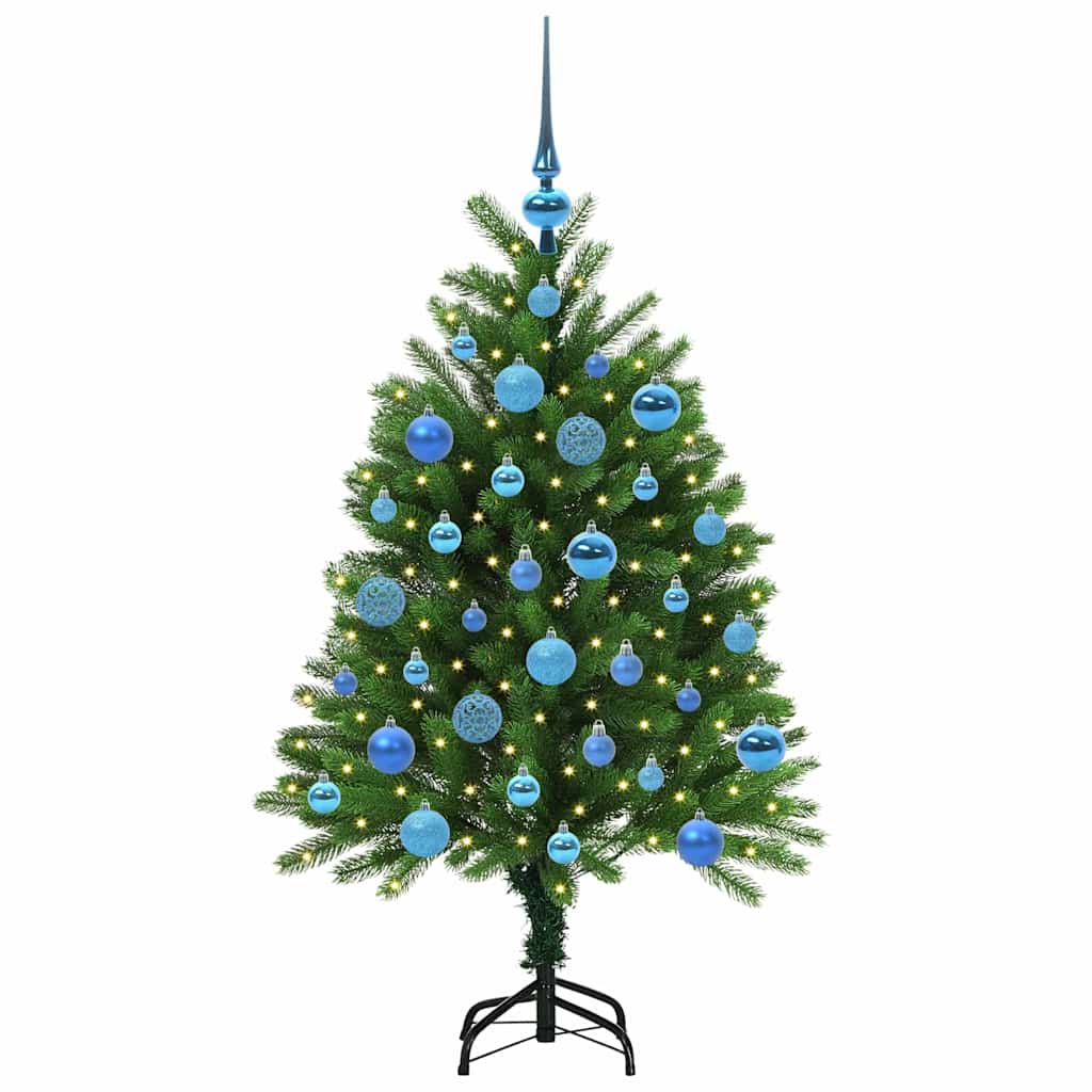 Karácsonyfa 150 LED-del állvánnyal Zöld 120 cm PE