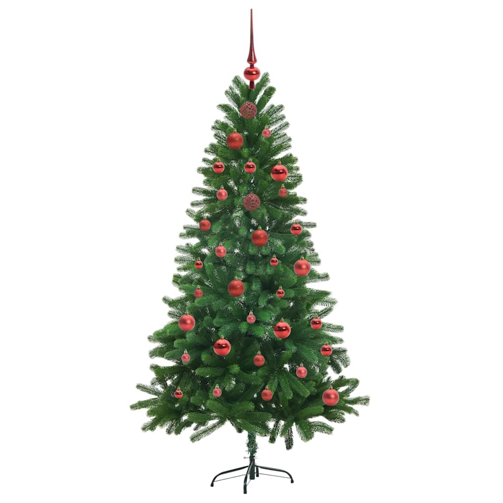 Karácsonyfa 150 LED-del állvánnyal Zöld 150 cm PE