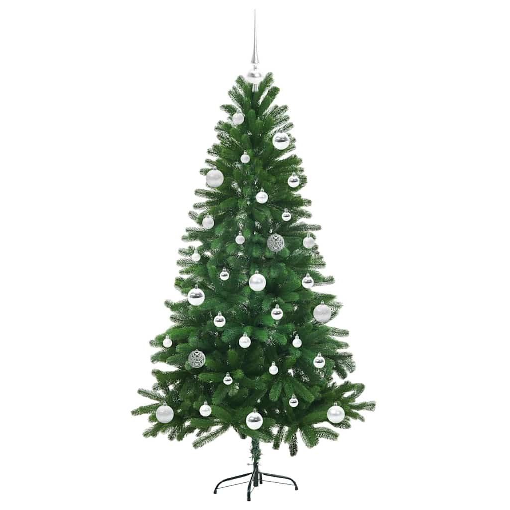 Karácsonyfa 150 LED-del állvánnyal Zöld 150 cm PE