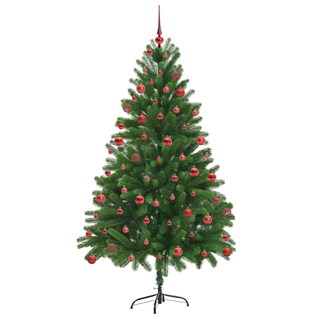Karácsonyfa 300 LED-del állvánnyal Zöld 180 cm PE